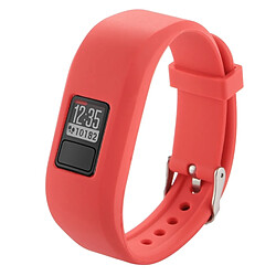 Wewoo Bracelet Garmin Vivofit 3 en silicone - Rouge