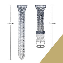Bracelet pour Pebble Time Round/Pebble 2 Bracelet en cuir véritable dégradé 20mm - Doux, confortable