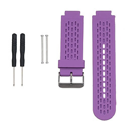 Wewoo Dragonne Sport - Violet pour Garmin Approach S2 Bracelet en silicone souple - Ajustable et confortable - Design coloré