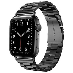 Cadorabo Bracelet acier pour Apple Watch 42/44/45 mm - Noir