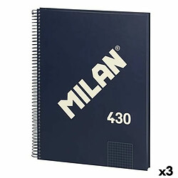 Milan Carnet 430 Bleu A4