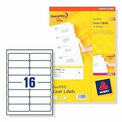 Avery L7162-250 Étiquettes