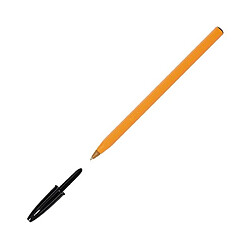 Bic Stylo Bille Orange Noir
