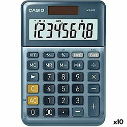 Casio MS-80E Calculatrice Bleu