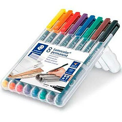 Staedtler Ensemble de marqueurs Lumocolor 318 F - Multicouleur (10 unités)