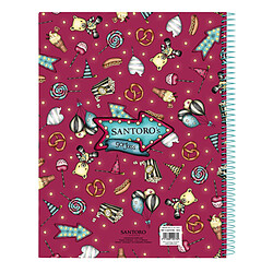 Gorjuss Gorjus Carnet Fireworks Bordeaux A4