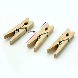 WeWoo Pinces En Bois Naturel - 100 pcs