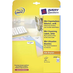 Avery Zweckform Étiquettes Mini - Blanc