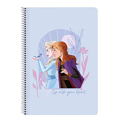 Carnet Frozen Believe - Lila A4 - 80 volets