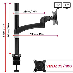 Avis Duronic DM451X2 - Support écran PC à pince