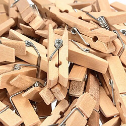 WeWoo Pinces En Bois Naturel - 100 pcs pas cher