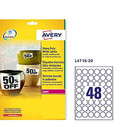 Acheter Avery Étiquettes Rondes Adhésives