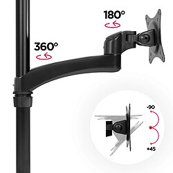 Duronic DM451X2 - Support écran PC à pince pas cher