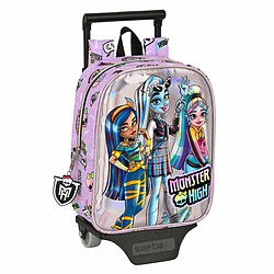 MONSTER HIGH Cartable à roulettes - Lila