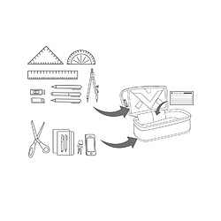 Nitro Snowboards Trousse XL - Noir/Rose