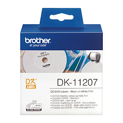 Brother Étiquettes DK-11207 CD/DVD - 58 mm