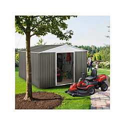 Habitat Et Jardin Abri jardin métal Dallas - 8,84 m² - Taupe