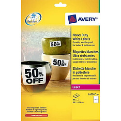 Avery L4774-20 Blanc