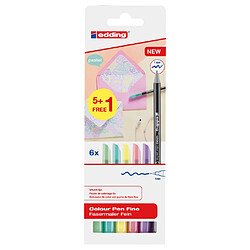 Edding Feutres de Coloriage Fin 6 pcs