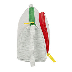 Benetton - Trousse Scolaire avec Accessoires - Gris