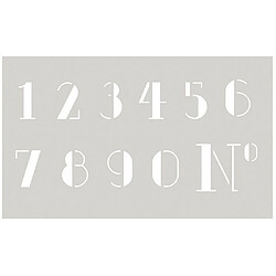 Graine Créative Chiffres n°3 Pochoir