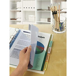 Avery Intercalaires Polypro Translucide Onglets A4+