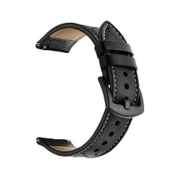 Acheter Wewoo Bracelet Cuir Œillets Samsung Galaxy Watch Active
