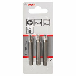 Avis Bosch Embout de vissage PZ 3 - 51 mm