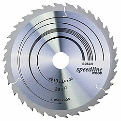 Bosch 210x30mm 30 Dents