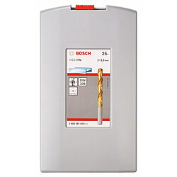 Bosch coffret forets métal HSS-TiN - 25 pièces