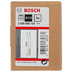 Bosch Burin pointu SDS-max béton - Lot de 5