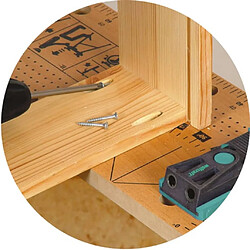 Wolfcraft Jeu de gabarits menuiserie pas cher