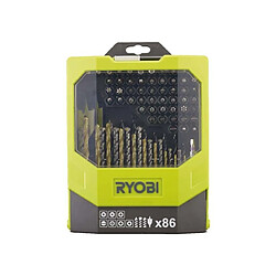 Ryobi Coffret accessoires vissage perçage - 86 pièces
