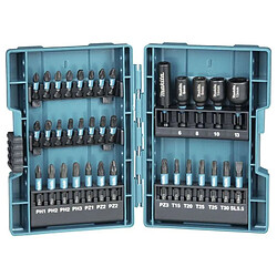 Makita Coffret embouts vissage - Noir Coffret d'embouts de vissage - 35 pièces - Phillips - acier - mandrin Quick Change