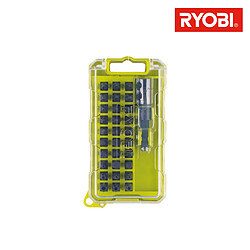 Coffret d'embouts Ryobi haute résistance >50 Nm - 30 pièces