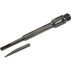 Silverline Porte-trépan SDS-plus - 200 mm Porte-trépan pour perceuse - emmanchement SDS-plus - pour scies cloches