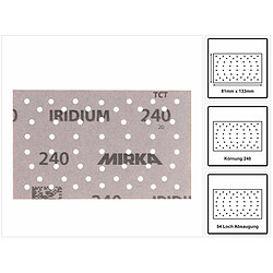 Mirka Bandes abrasives Iridium - 100 pièces