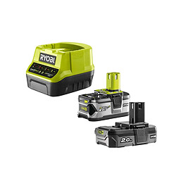 Ryobi Pack batteries 18V One+ - Lot de 2