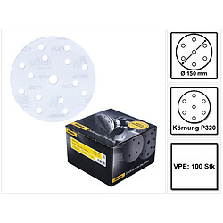Mirka BASECUT Disques abrasifs 150 mm P320
