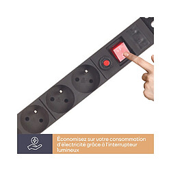 Acheter Perel Bloc Multiprise - 8 Prises