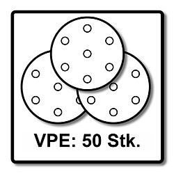 Festool Disques abrasifs Granat - P100 Ø225 mm
