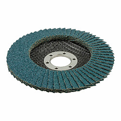 Wolfcraft Disque abrasif meuleuse d'angle - Ø115 mm Disque abrasif pour meuleuse d'angle - grain très grossier P40-P60 - spécial ponçage