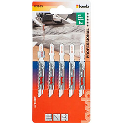 KWB 5 Lames de scie sauteuse métal
