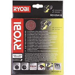 Ryobi disques abrasifs 125 mm - x10
