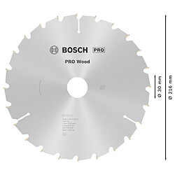 Acheter Bosch lame de scie à onglet bois - 216 mm