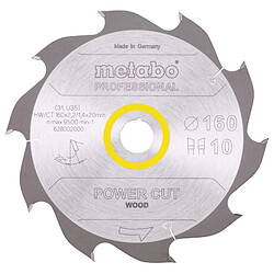 Metabo Lame de scie circulaire bois - 160 mm