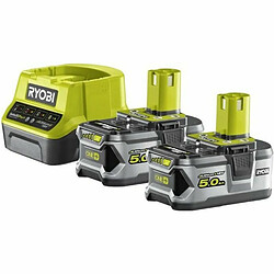Ryobi Kit chargeur + 2 batteries Li-ion 18V