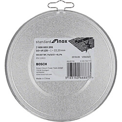 Avis Bosch Disque à tronçonner inox - 125 mm