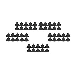 Fein Triangles abrasifs bois - 50 pièces