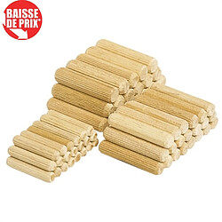 Wolfcraft Tourillons bois - 40 pièces